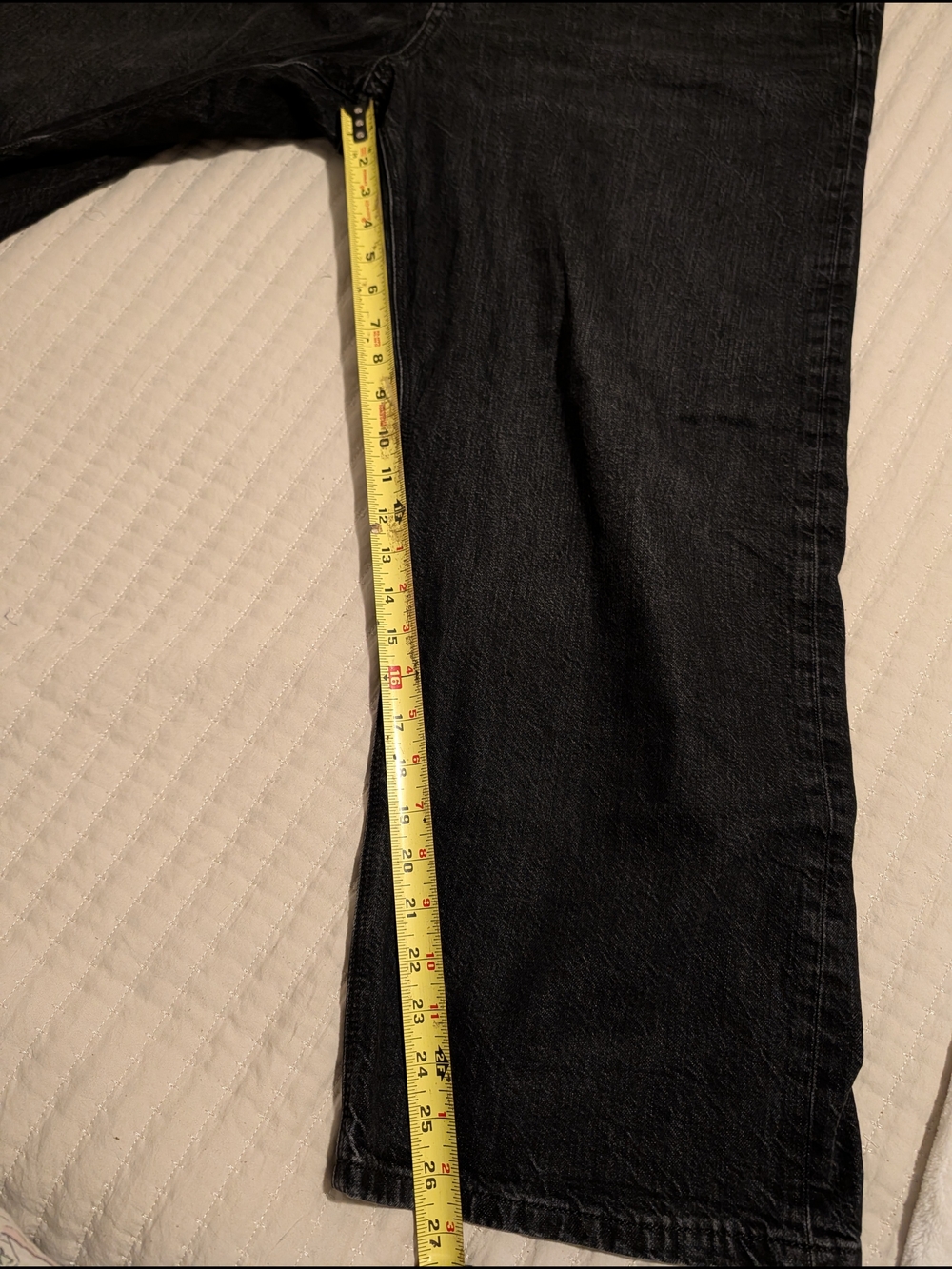 American Eagle Outfitters Black Stovepipe Jeans - Picture 2 of 6